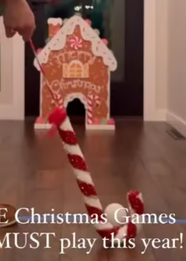 🏑Gingerbread Golf Game Set-Fun Christmas Family Game