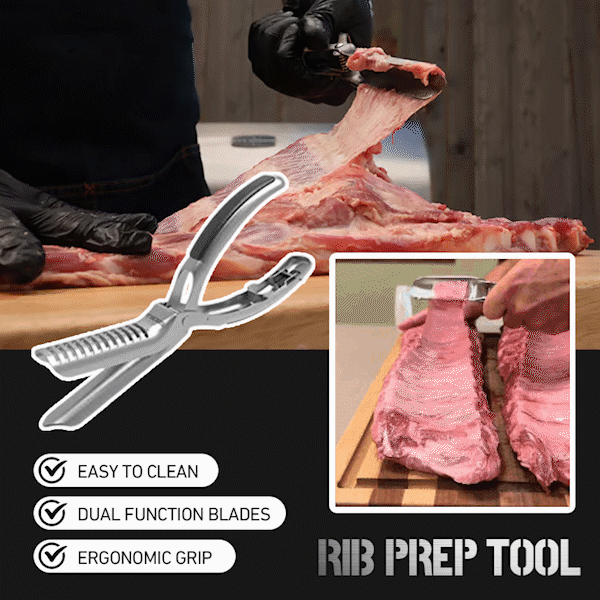 🥩BBQ Rib Skinner Premium Food-Grade 304 Stainless Steel