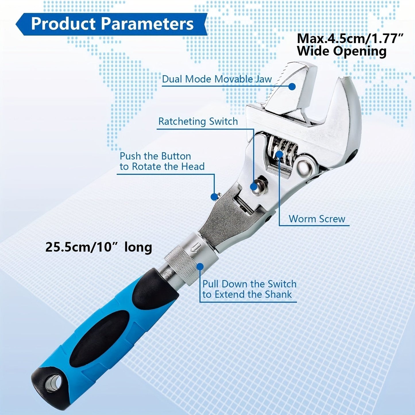 🔥49% OFF -Multifunctional Retractable Wrench