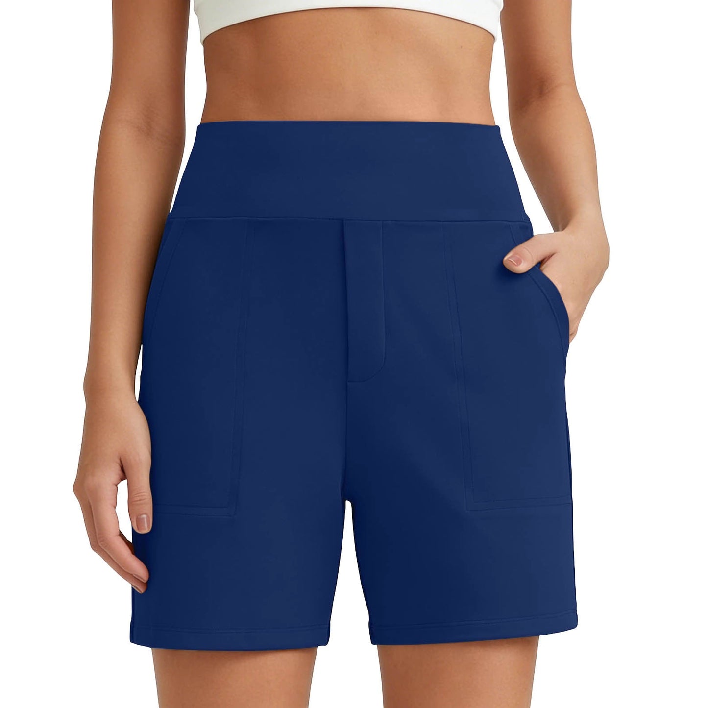 🌞50% OFF🏃‍♀️Women’s High-Waist Athletic Shorts – Running & Yoga Summer Shorts with Pockets
