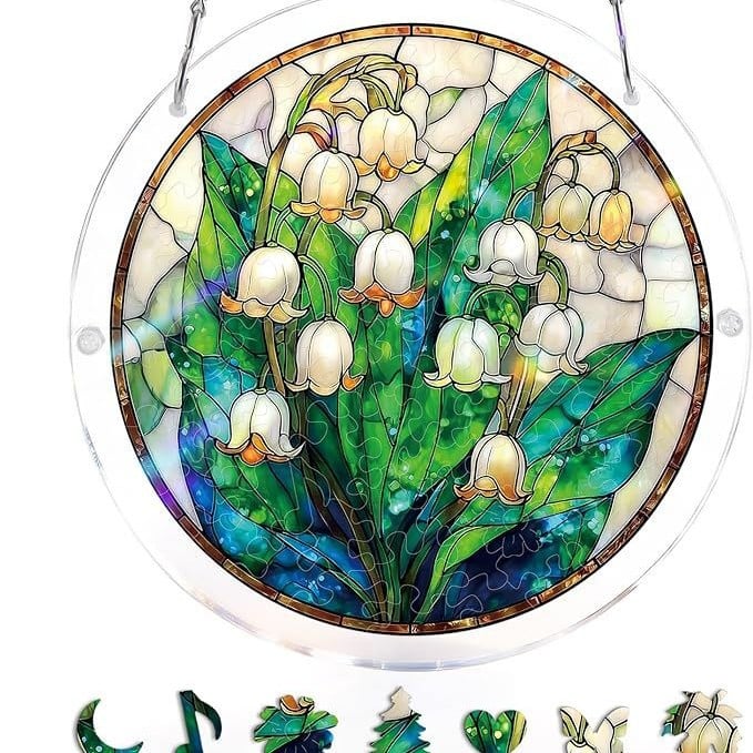 ☀️🛍️Acrylic Jigsaw Puzzle Suncatcher 80 Pieces