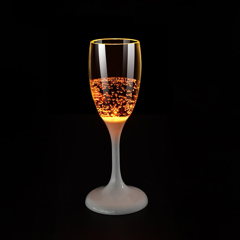 LED Light Up Cups Wine Champagne Glass