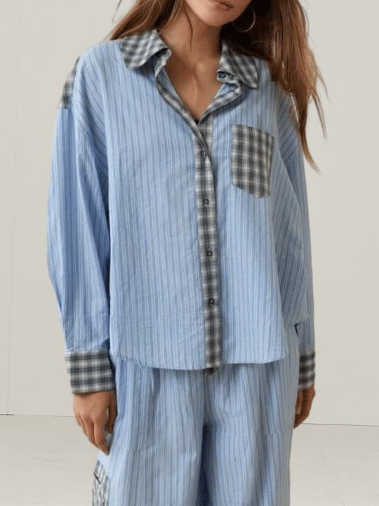 Pink Loose Pajama Set-Buy 2 Free Shipping