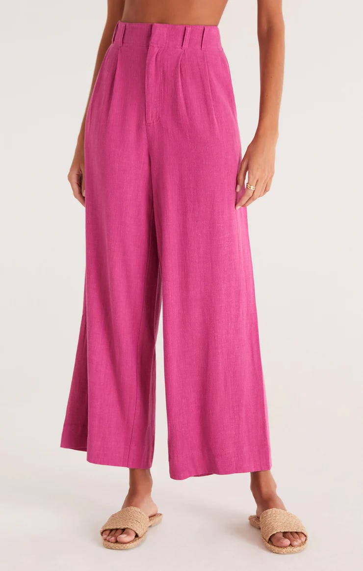 Women's Elastic High Waist Casual Wide Leg Pants (Buy 2 Free Shipping)