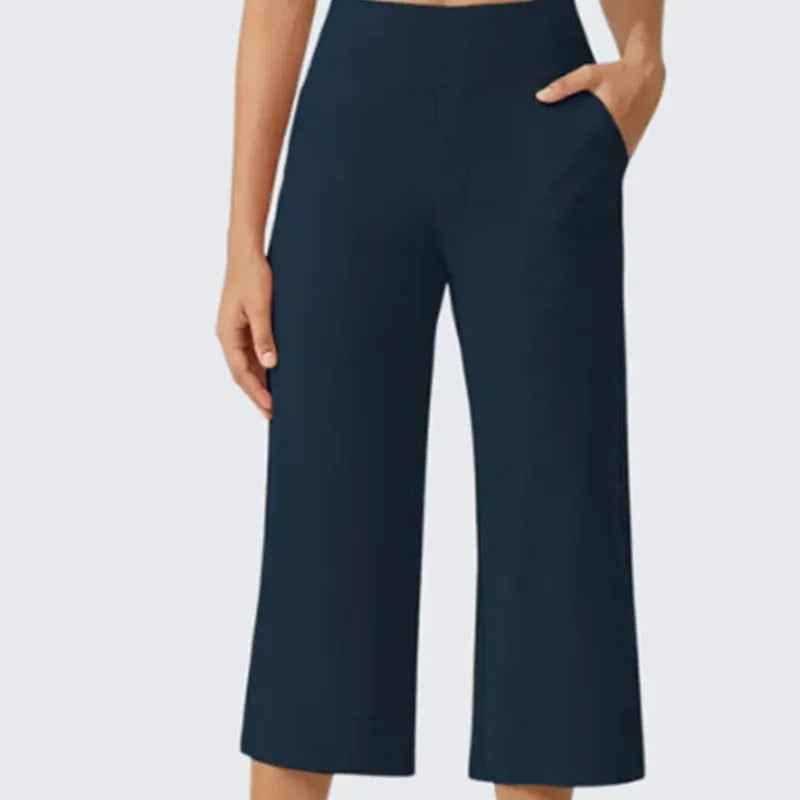 👖 Summer Bestseller! ☀️ Women's high-waisted loose-fit cropped trousers