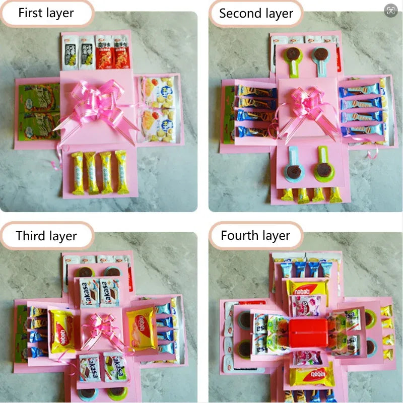 🎂Multi-layered Birthday Surprise Explosion Box🎁