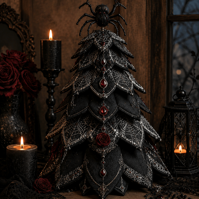 3D DIY Halloween Quilted Fabric Tree Kit
