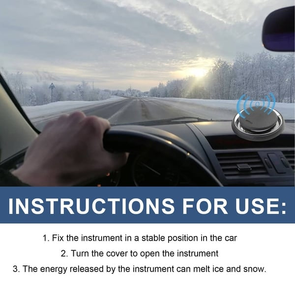 Electromagnetic molecular anti-freeze and snow removal tool