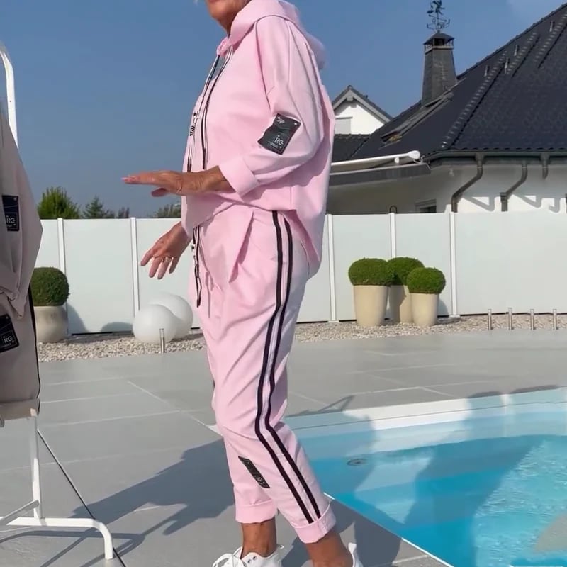 💜Women's Hoodie & Jogger Pants 2-Piece Casual Set