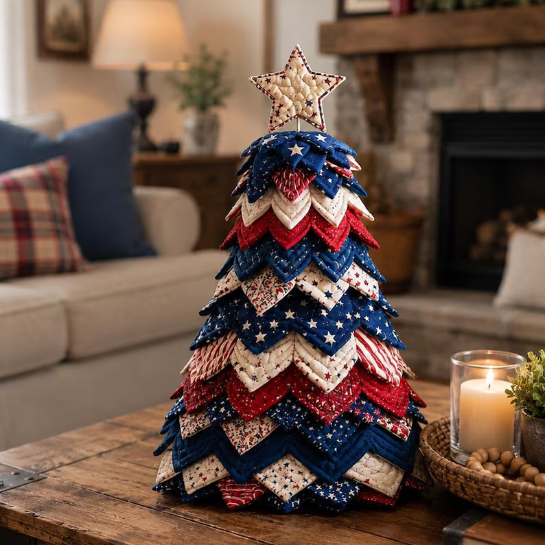 3D DIY Halloween Quilted Fabric Tree Kit