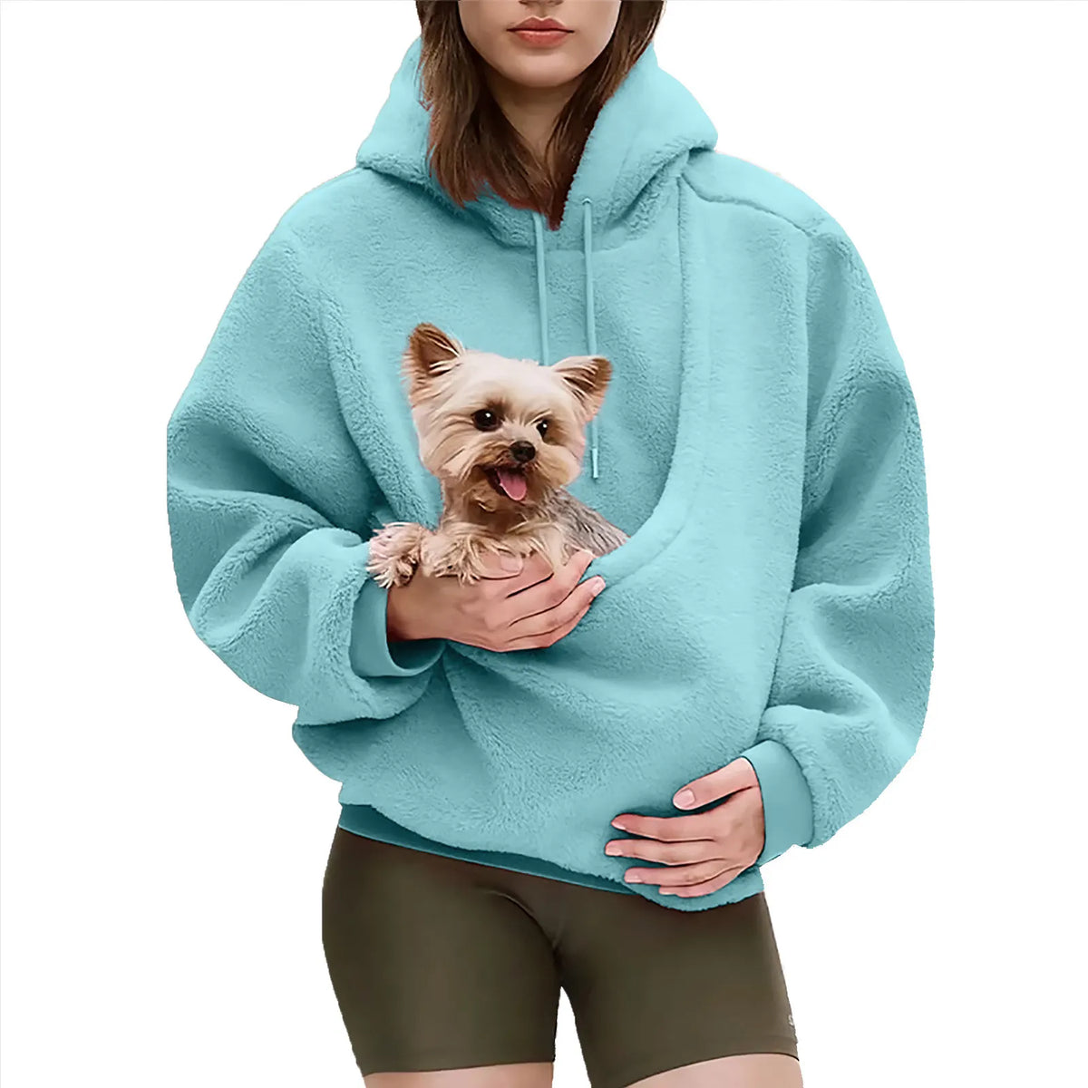 🧸New Bestsellers — 50% Off 🐱Women's Kangaroo-Pocket Pet-Carrying Hoodie