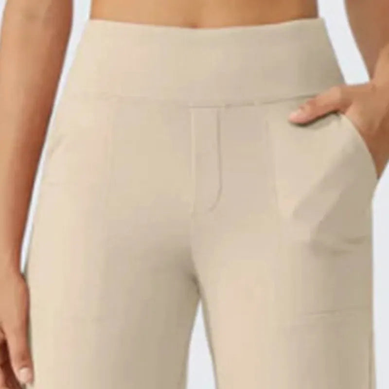 👖 Summer Bestseller! ☀️ Women's high-waisted loose-fit cropped trousers