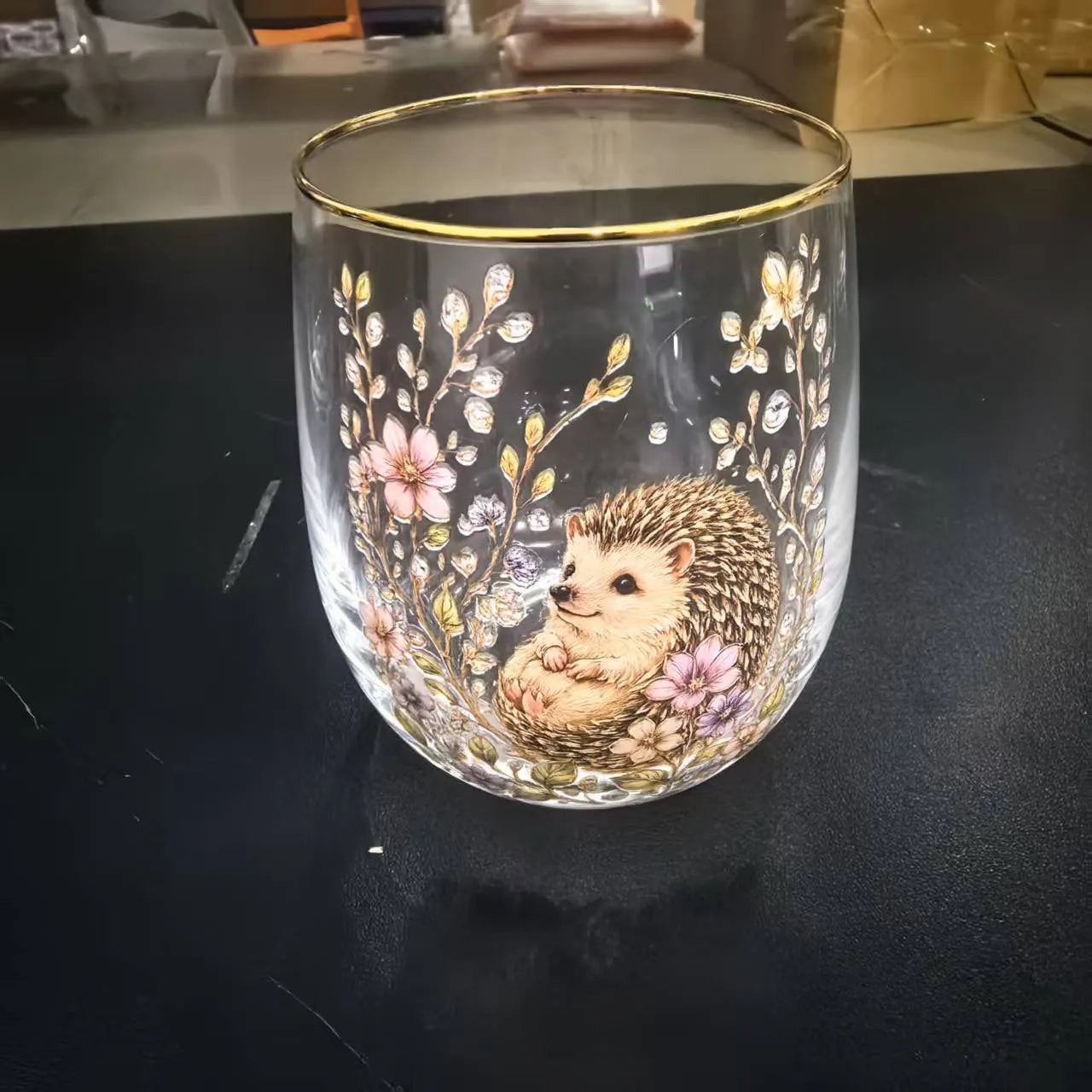 🌸🌿 Limited Edition 2026 Garden Morning Bliss Glass Tea Cup☀️☕