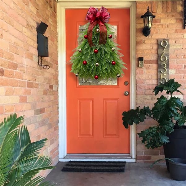 🎄Handmade Christmas Tree Wreath For Front Door