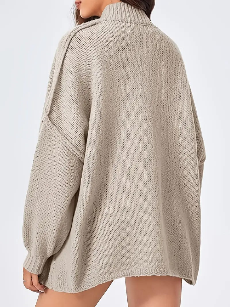 Women's Cardigan Fall Oversized Button Down Sweater Jacket