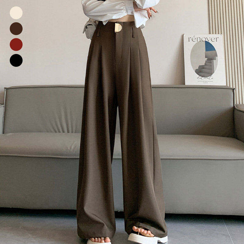 High-Waisted Wide-Leg Pants