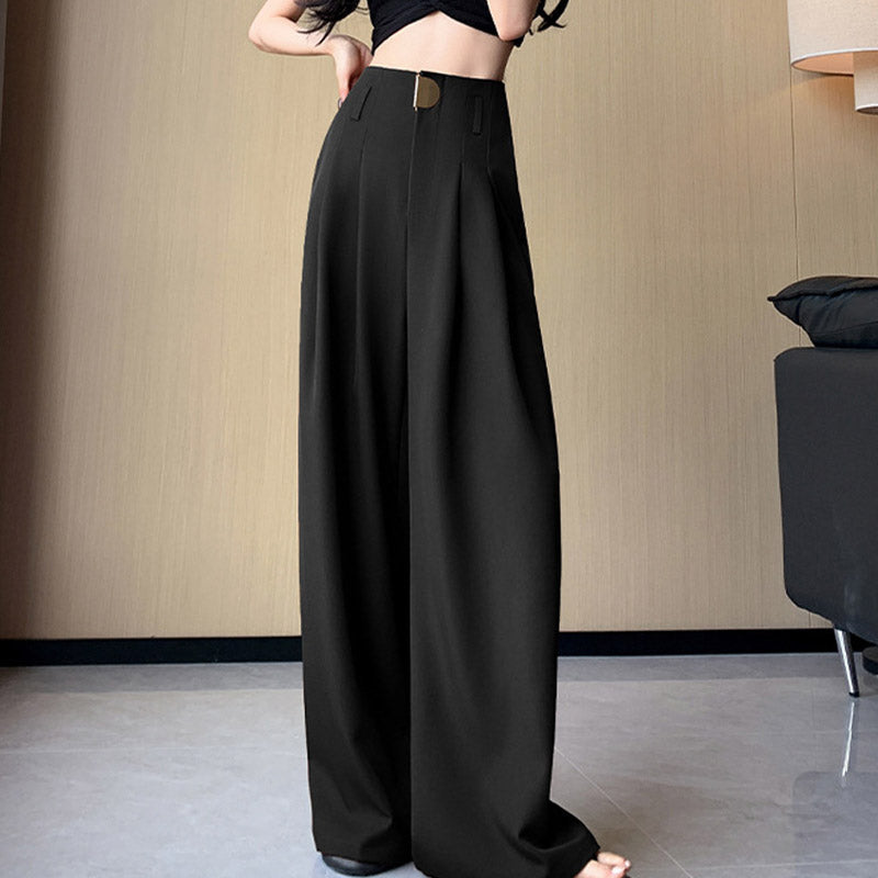 High-Waisted Wide-Leg Pants