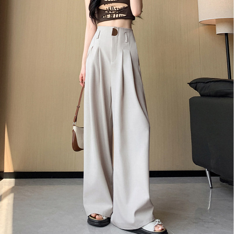 High-Waisted Wide-Leg Pants