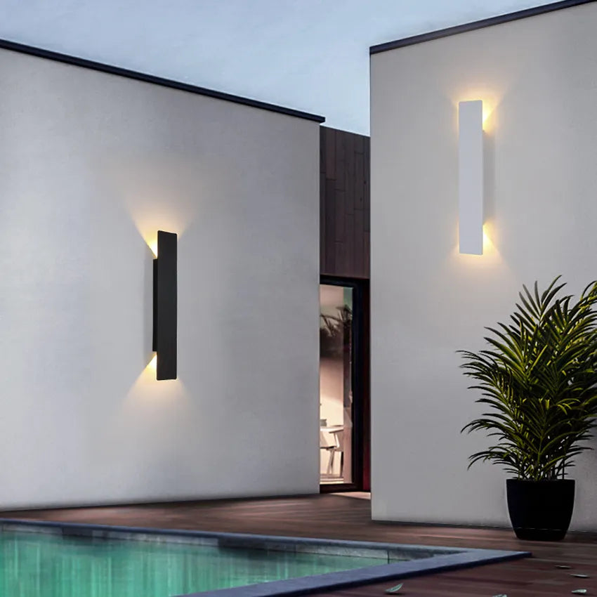 Outdoor Waterproof Strip Wall Lamp