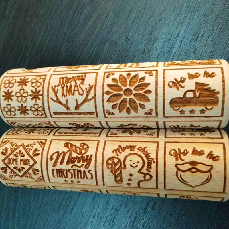 🎄Printed rolling pin🍪