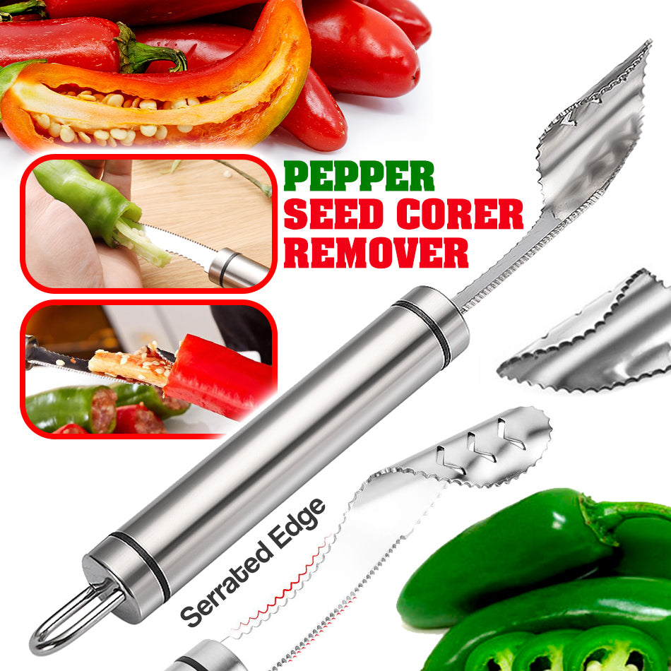 (SAVE 48% OFF)Pepper Seed Corer Remover(buy 3 get 2 free now)