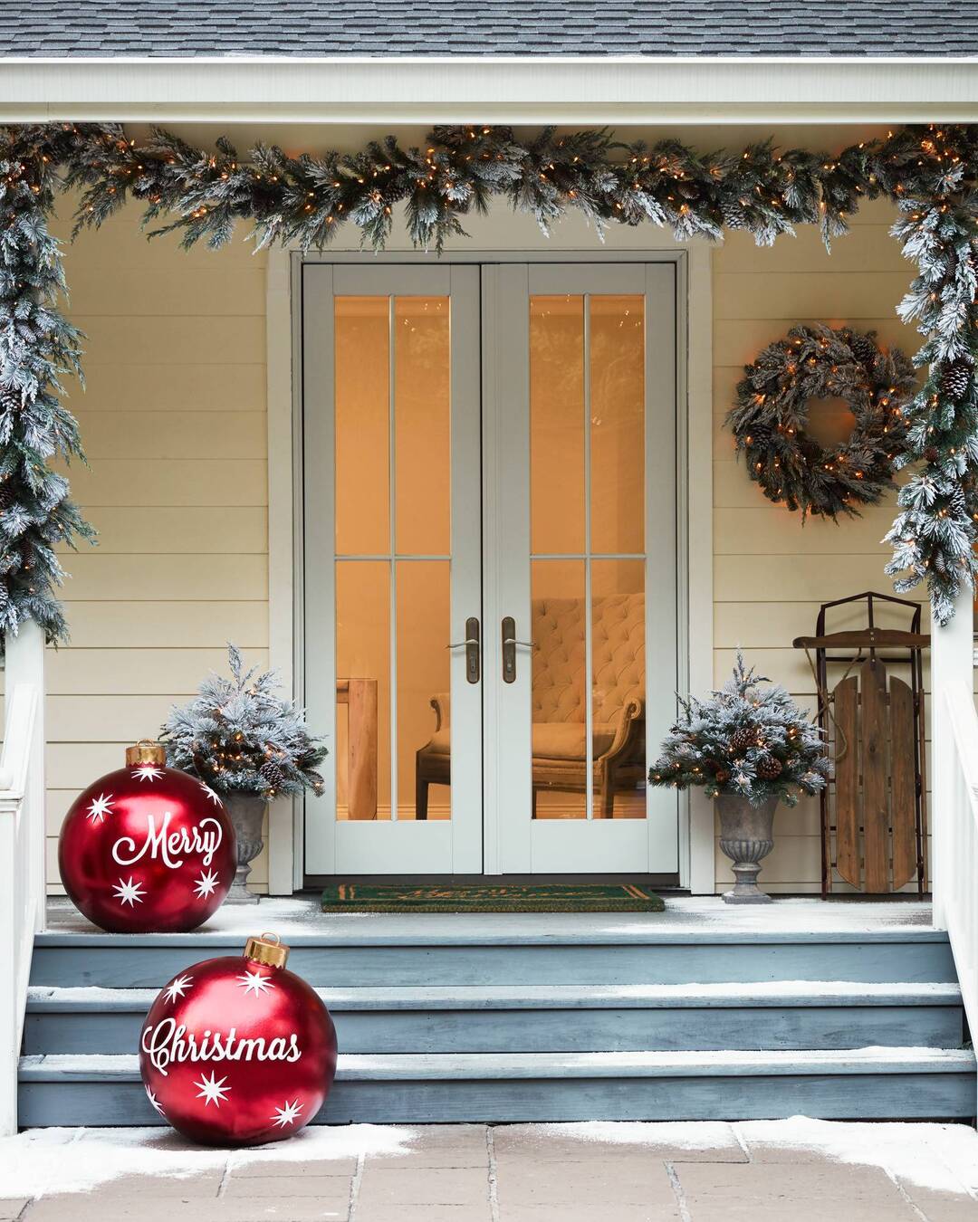 Outdoor Christmas PVC inflatable Decorated Ball🎉Christmas pre-sale 50% off