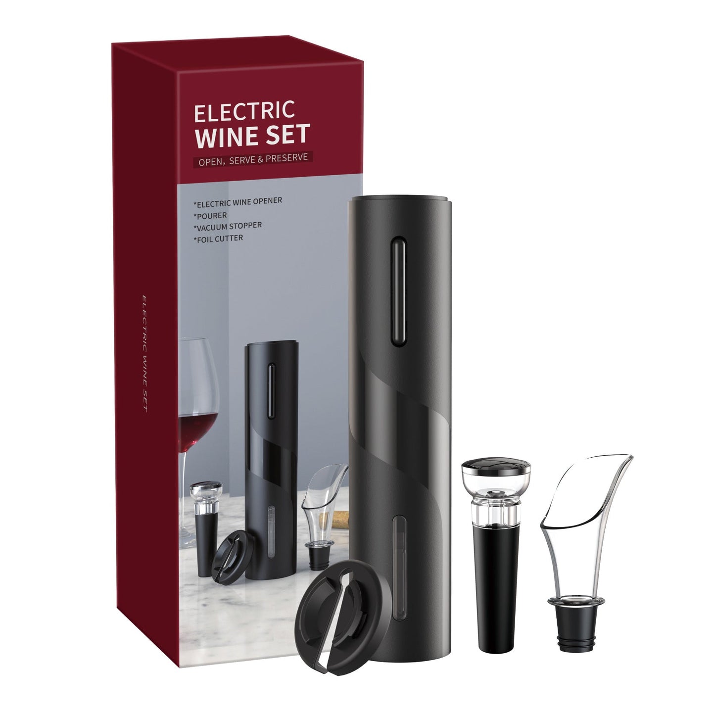 Electronic Bottle Opener Qier Plastic USB Rechargeable Wine Electric Electronic Bottle Opener