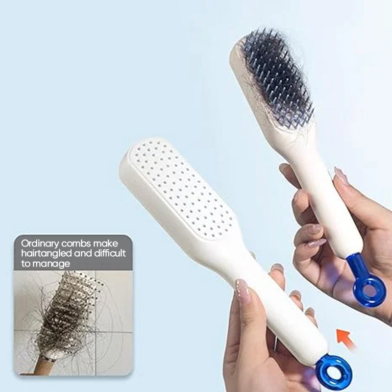 Self-Cleaning Anti-Static Massage Comb – sususummer.com