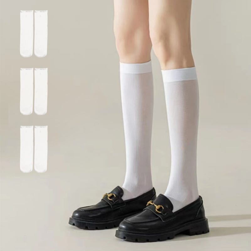 Invisible, Slip-resistant Crystal Silk Socks