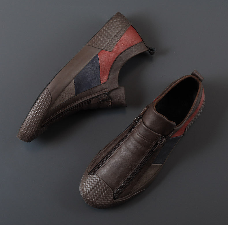 Men's Italian Leather Flat Shoes