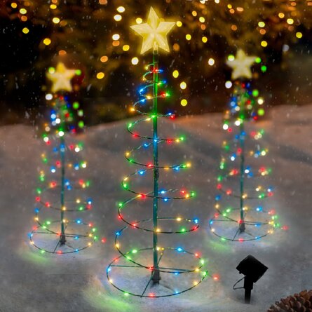 Solar Christmas Tree LED String Lights