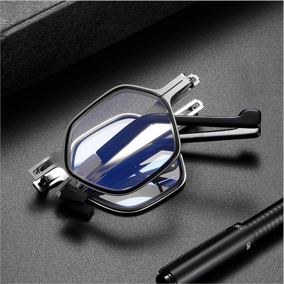 Hot Sell - Ultra Light Titanium Material Screwless Foldable Reading Glasses