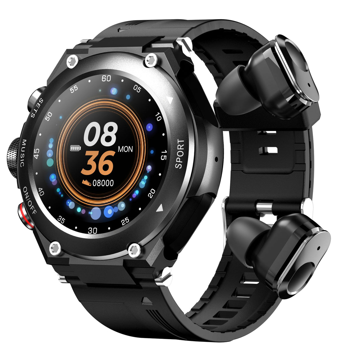 Smartwatch With Wireless Earphones Works With IPhone Android smartwatch-with-wireless-earphones-works-with-iphone-android