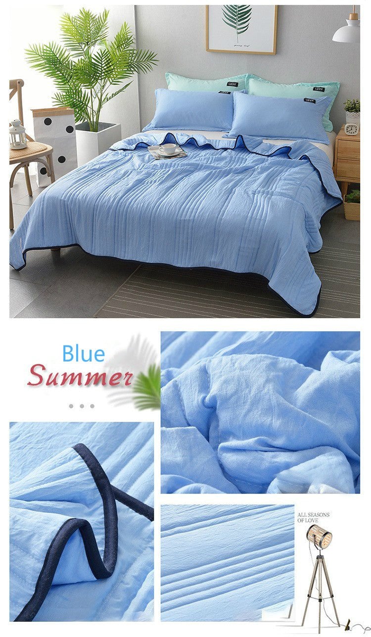 🎁Cool Ice Silk Summer Time Air  Blanket Queen King Size