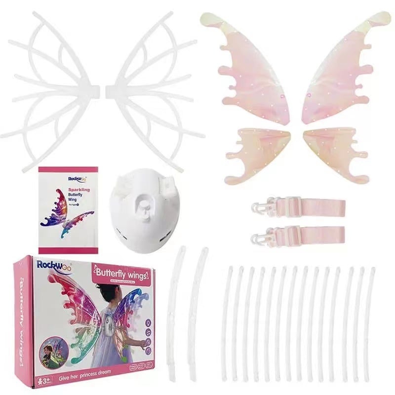 Electric Butterfly Elf Wings with Glowing Lights