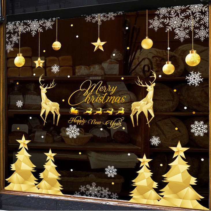 🔥Christmas Window Clings Double-Sided Re-appliable Decoration🎅