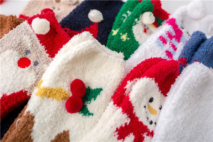 🎄Christmas Sale- 49% OFF🎁Cute Christmas Style Thickened Warm Socks
