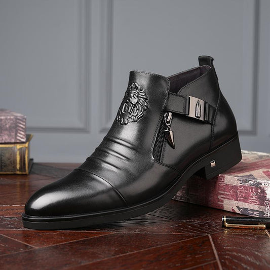 Italian cowhide business shoes