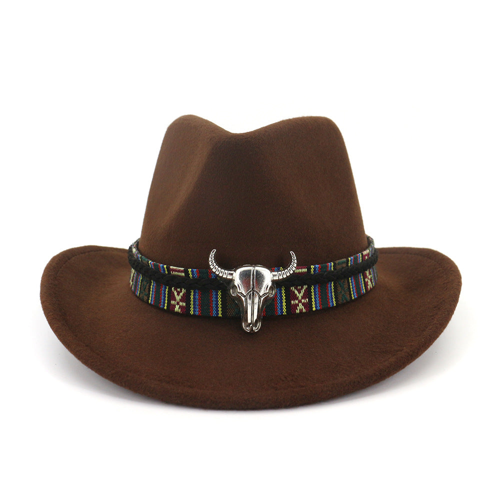 Western Cowboy Hat- Wine Red