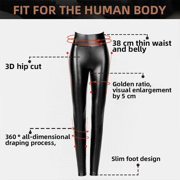 🎁New Year 2022 Sale -49%OFF🎁 S-shaped PU Leather Leggings