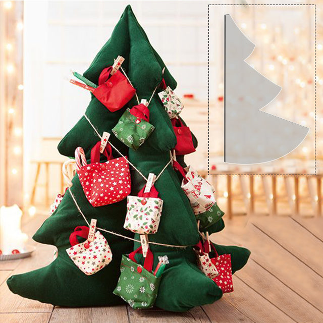 Fabric Christmas Tree Sewing Template - WITH TUTORIAL