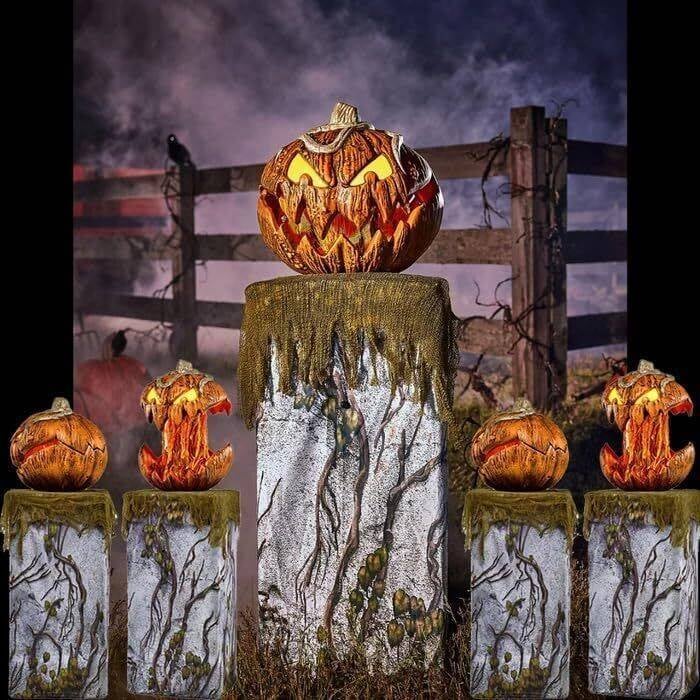 🎃 Halloween Scary Pumpkin With Lights 👻 Early Halloween Flash Sale ❗