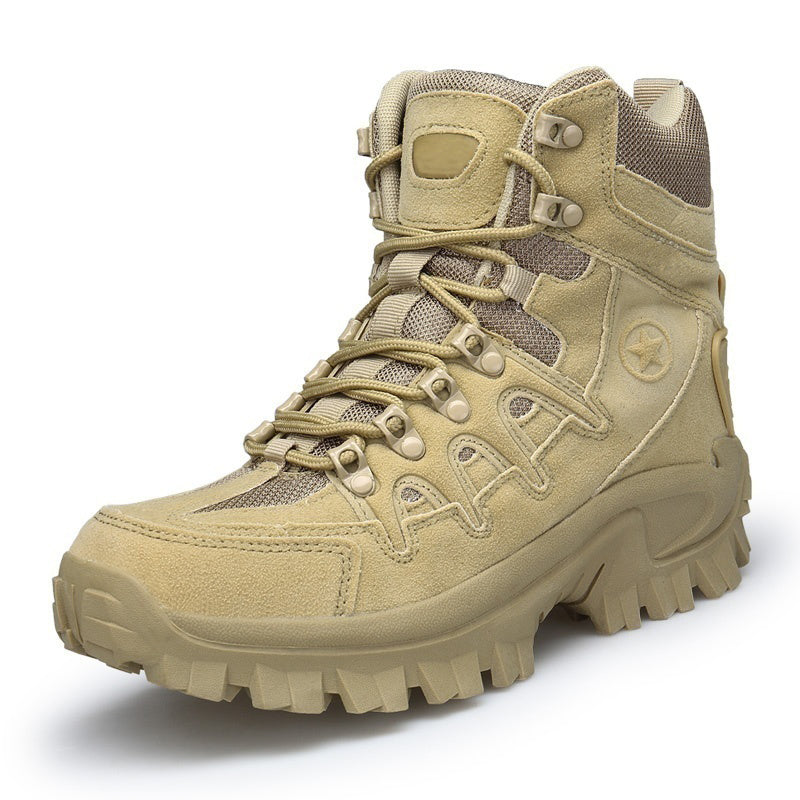 Men Outdoor Waterproof Non-Slip Hiking Boots Combat Boots - Free shipping worldwide!