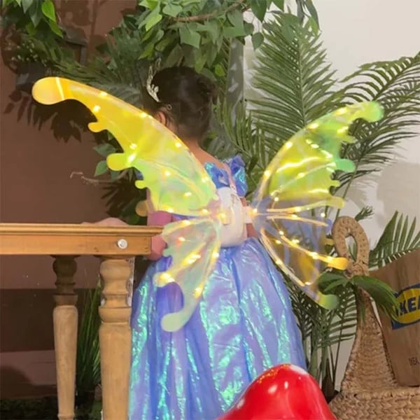 Electric Butterfly Elf Wings with Glowing Lights