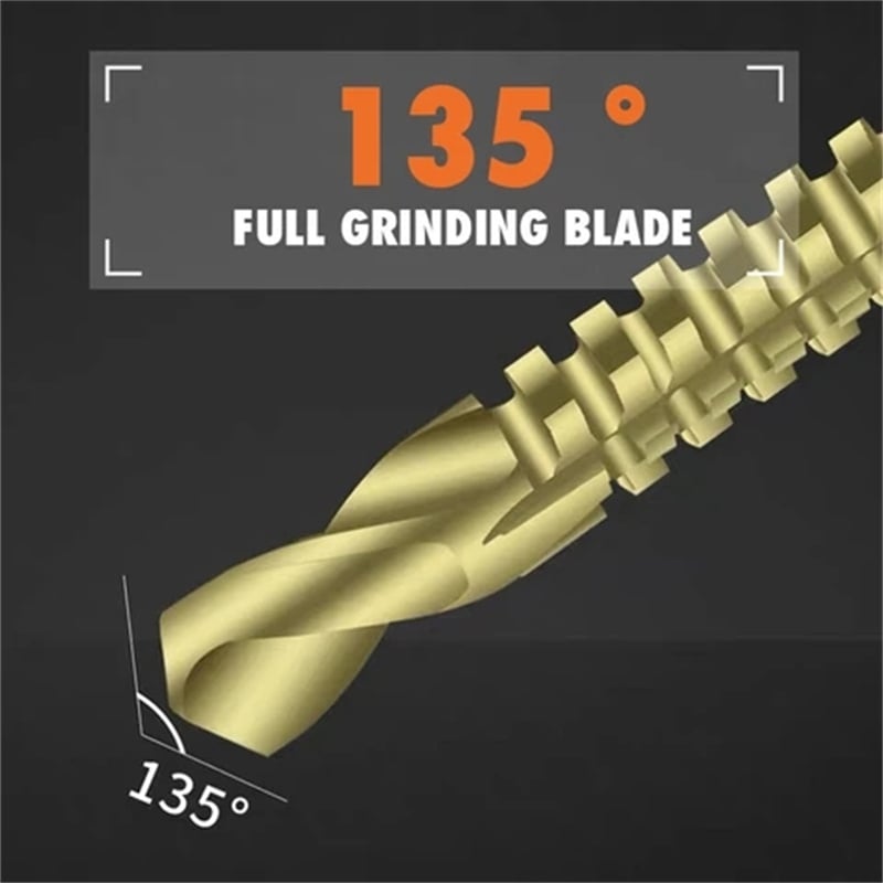 (🎅HOT SALE-52% OFF) -Twist Drill Bit Set Power Tool Accessories(6 Pcs )🔥
