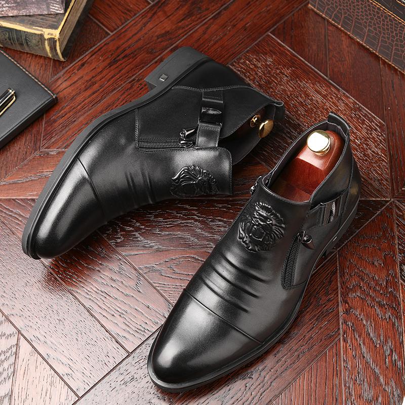 Italian cowhide business shoes
