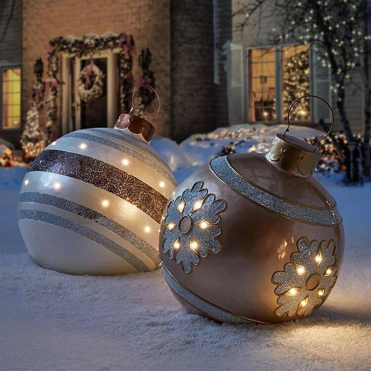 🎉Outdoor Christmas PVC inflatable Decorated Ball